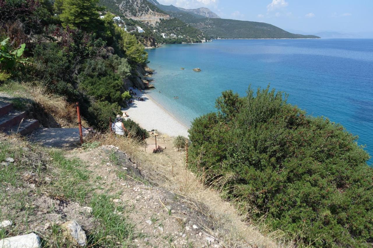 Villa In Kalloni Direkt Am Meer, Tolle Aussicht Eksteriør bilde